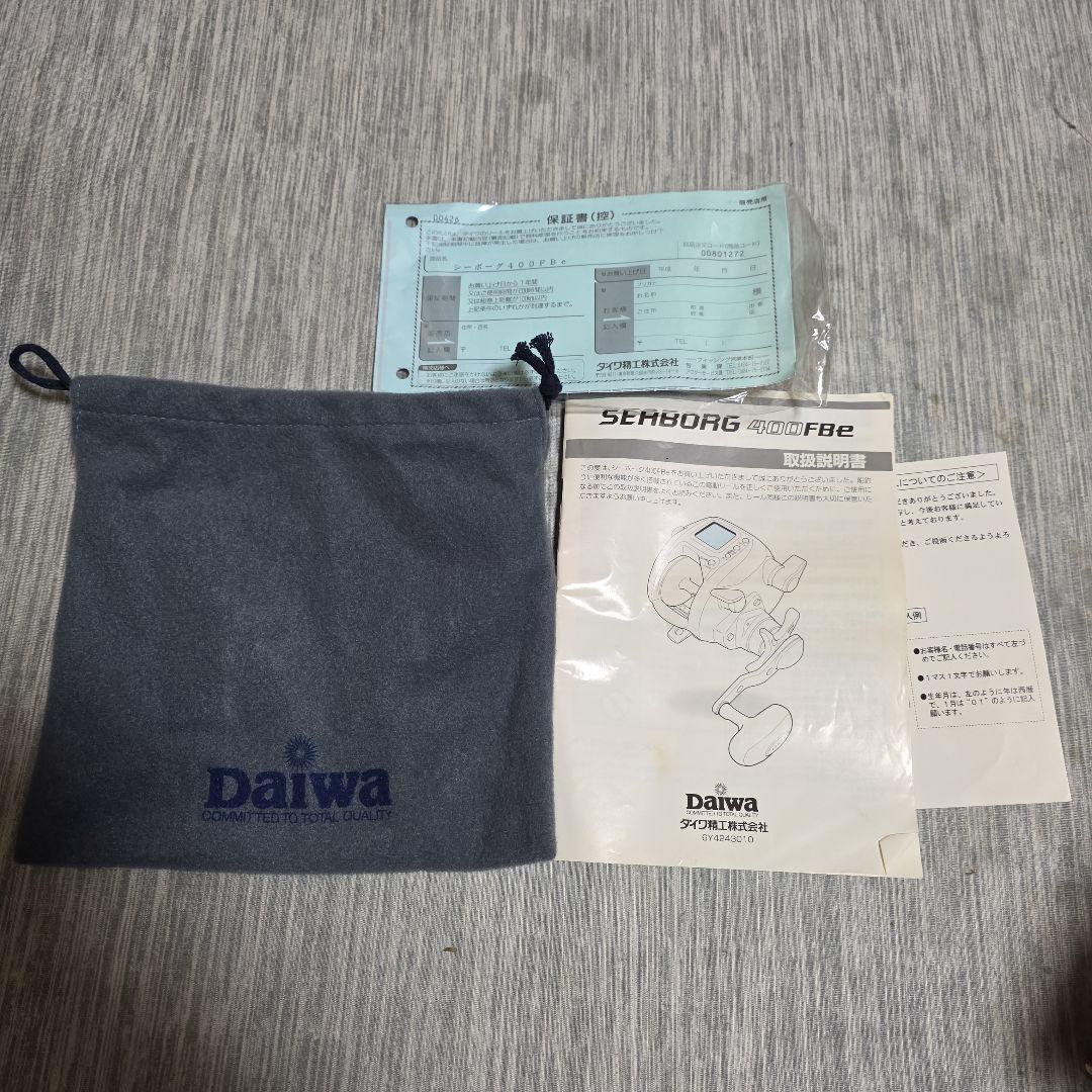 Daiwa SEABORG 400FBe電動リール