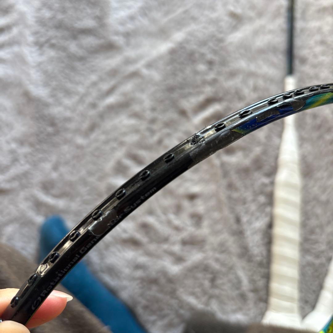 バドミントンラケット 3本セット ジャンク1本