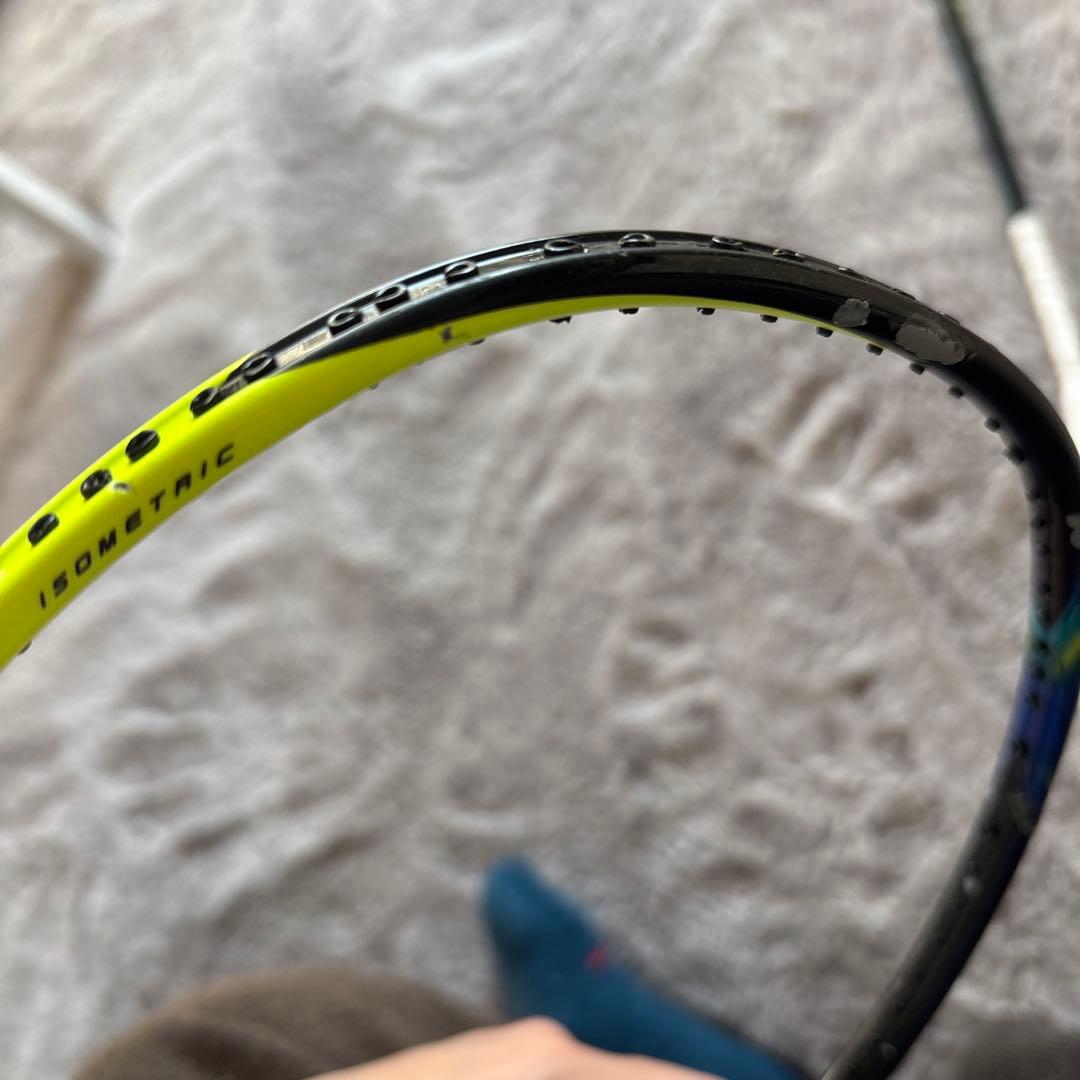 バドミントンラケット 3本セット ジャンク1本