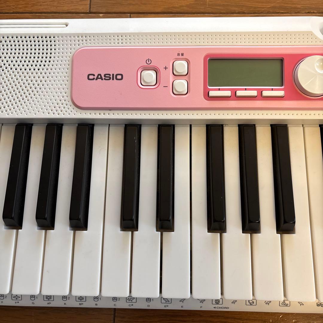 CASIO 61鍵キーボード ホワイト/ピンク