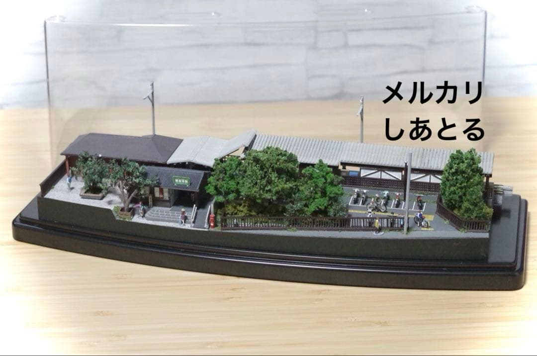 江ノ電 極楽寺駅 鉄道ジオラマ展示台 Nゲージ 鉄コレ 鉄道模型 bトレ