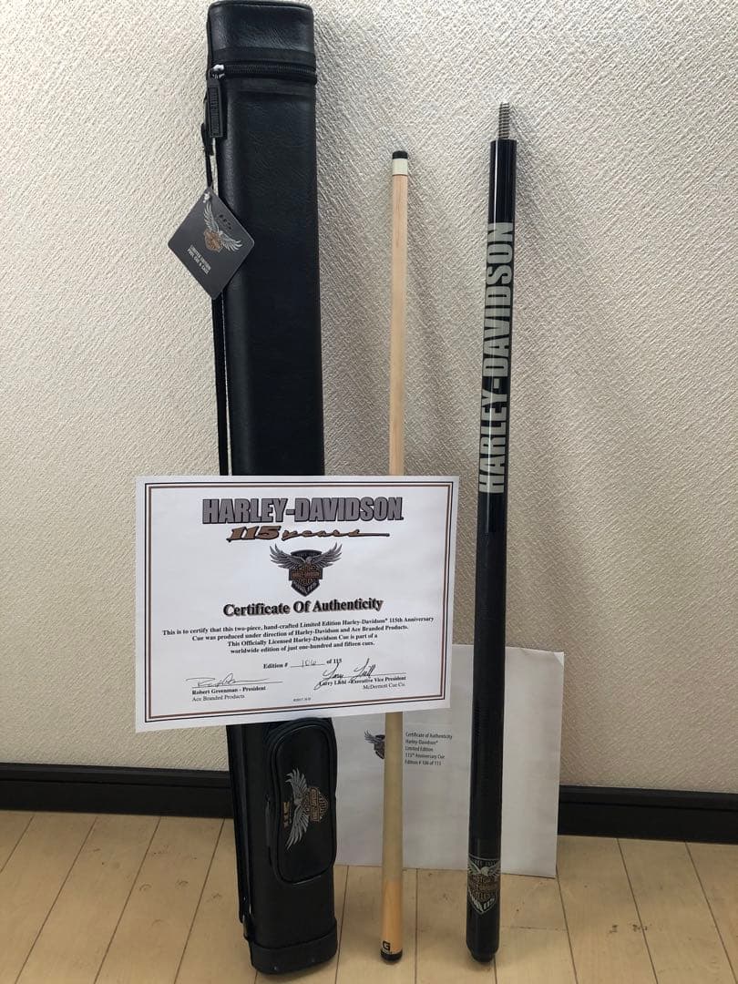 Harley-Davidson 115周年記念オリジナルビリヤードキュー