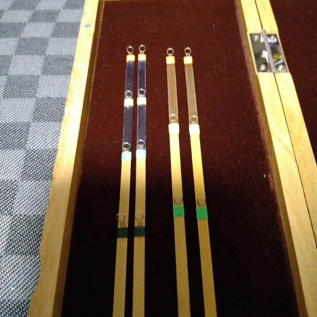 ワカサギ竿 4本セット 木製ケース付き