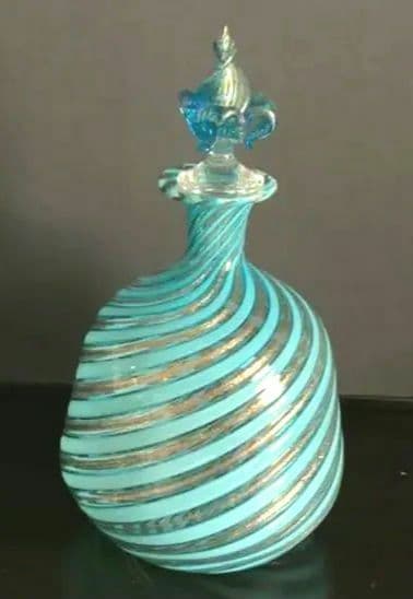 ベネチアングラス　イタリア　ムラーノ　ボトル