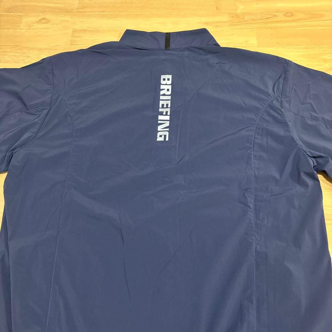新品未使用タグ付BRIEFING GOLF ブルゾンメンズフルジップネイビー L