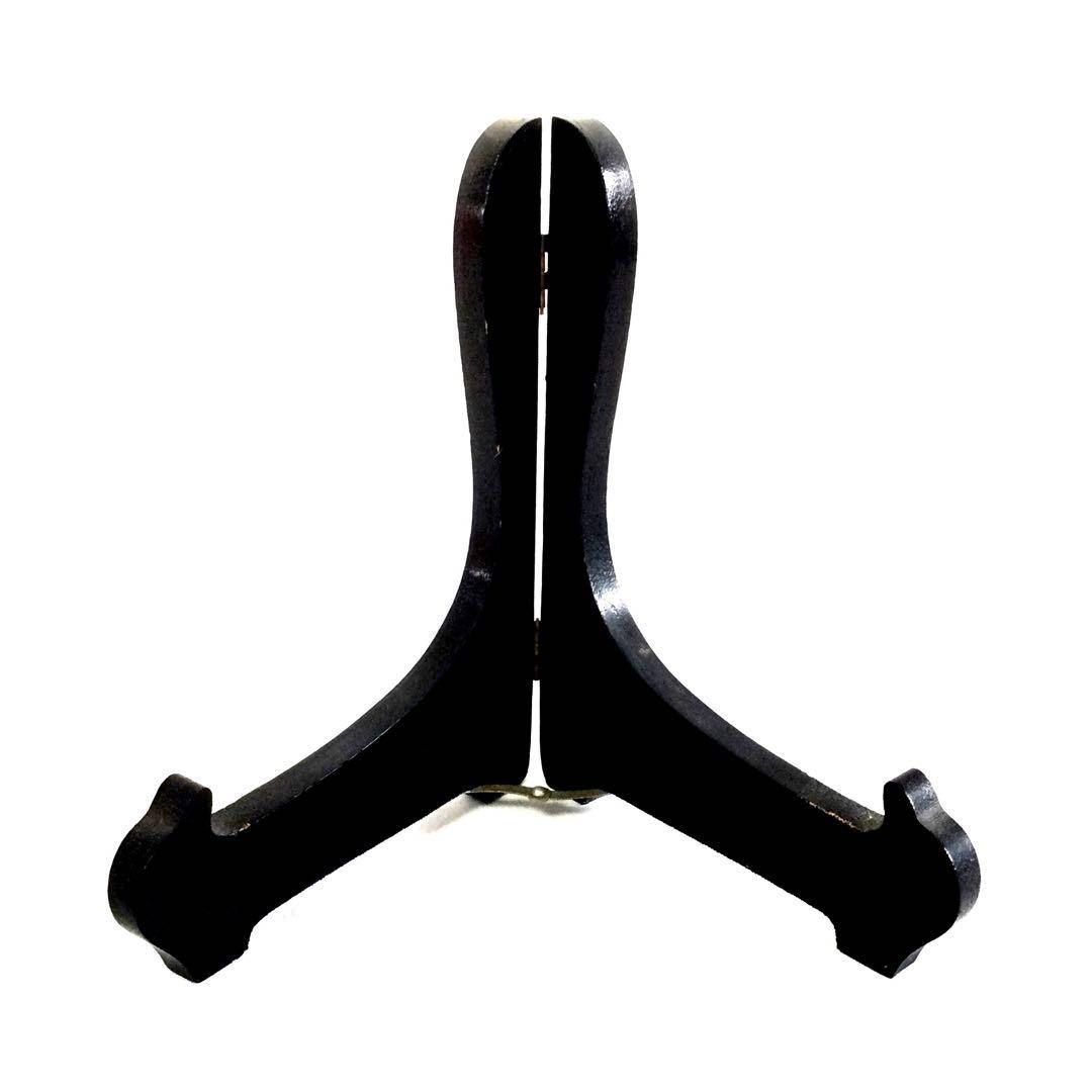 伊万里焼 錦鳩絵 飾り大皿 時代物 骨董 皿立て付 B547