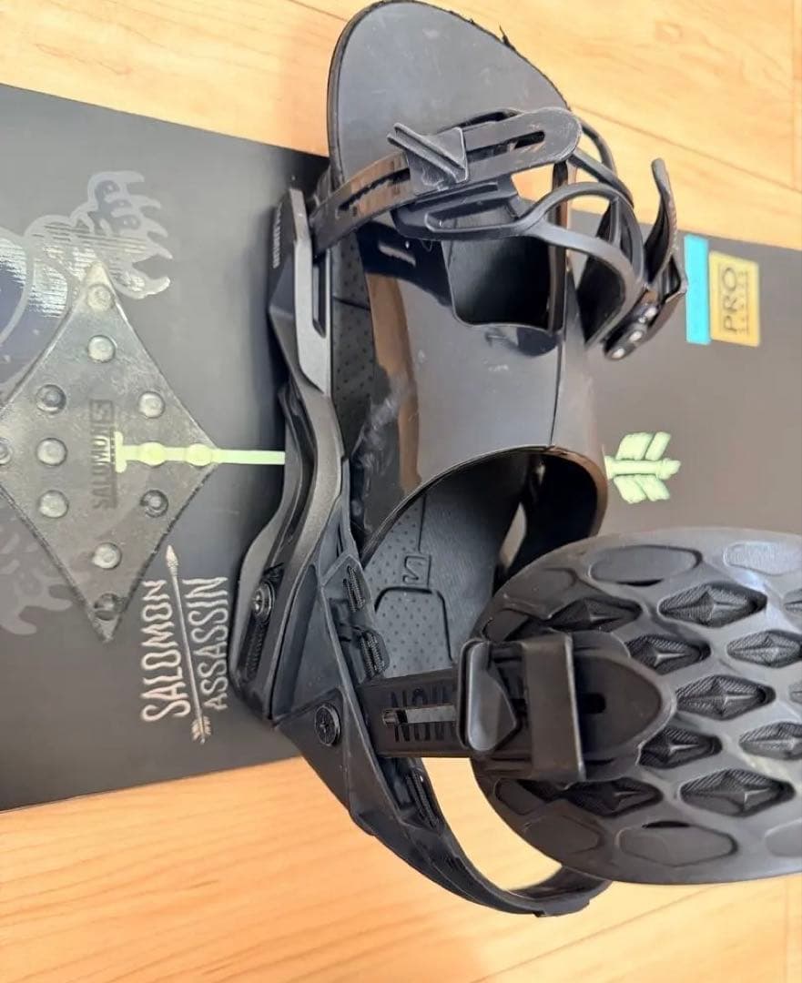 Salomon スノーボード 【アサシンプロ】バインディング【ホログラム】セット