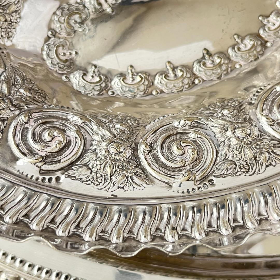 【Pinder Brothers】 エンボスのフルーツスタンド