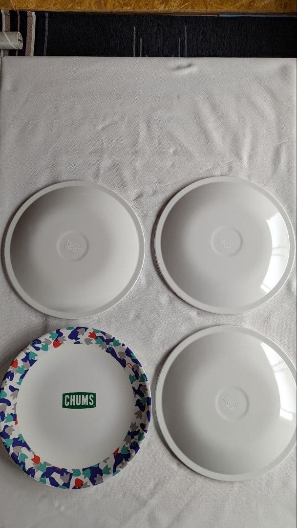 チャムス CHUMS 　迷彩柄のボウルセット(x4) マグカップセット