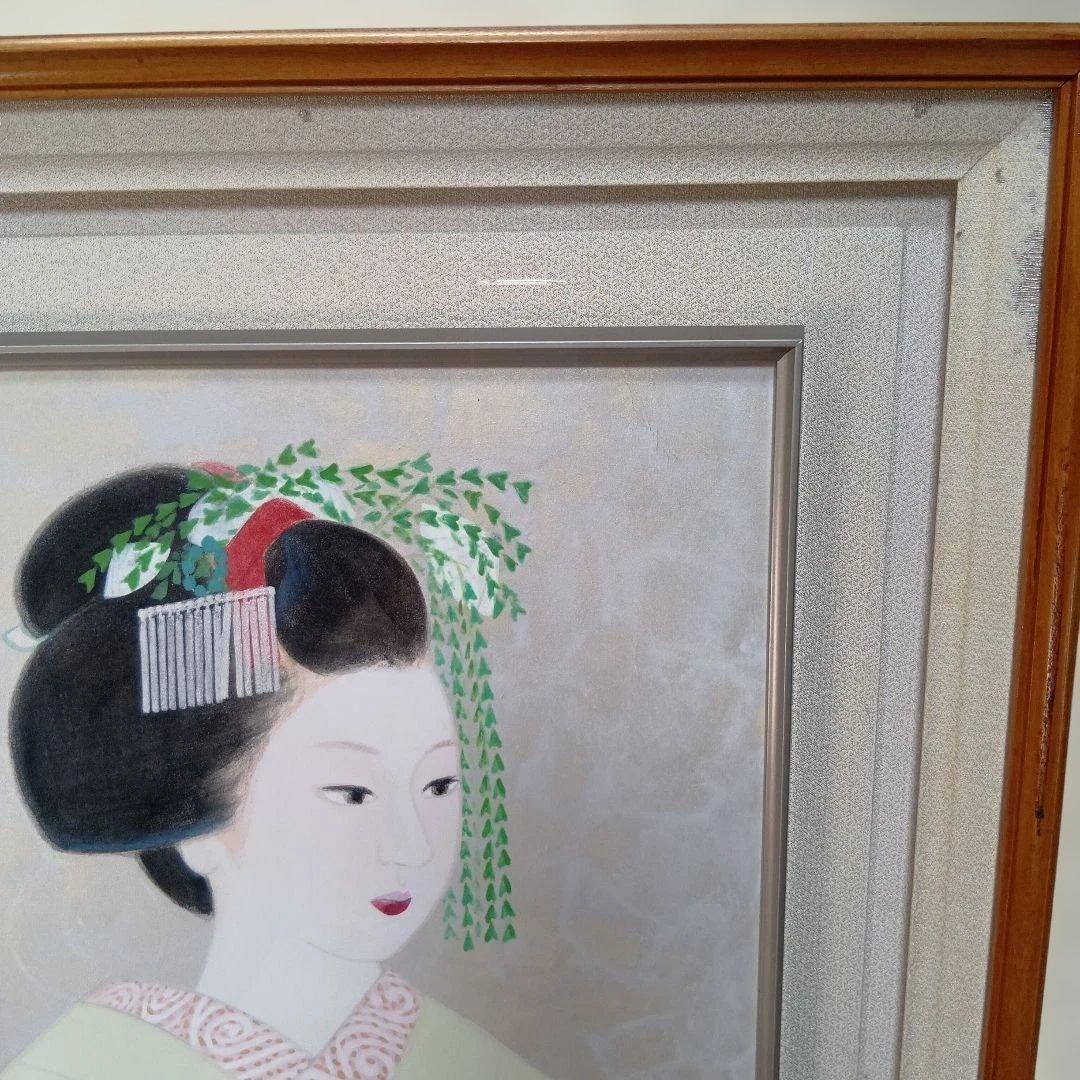 池本冨実「舞妓」日本画 10号 日美展出展作品 舞妓を描く達人