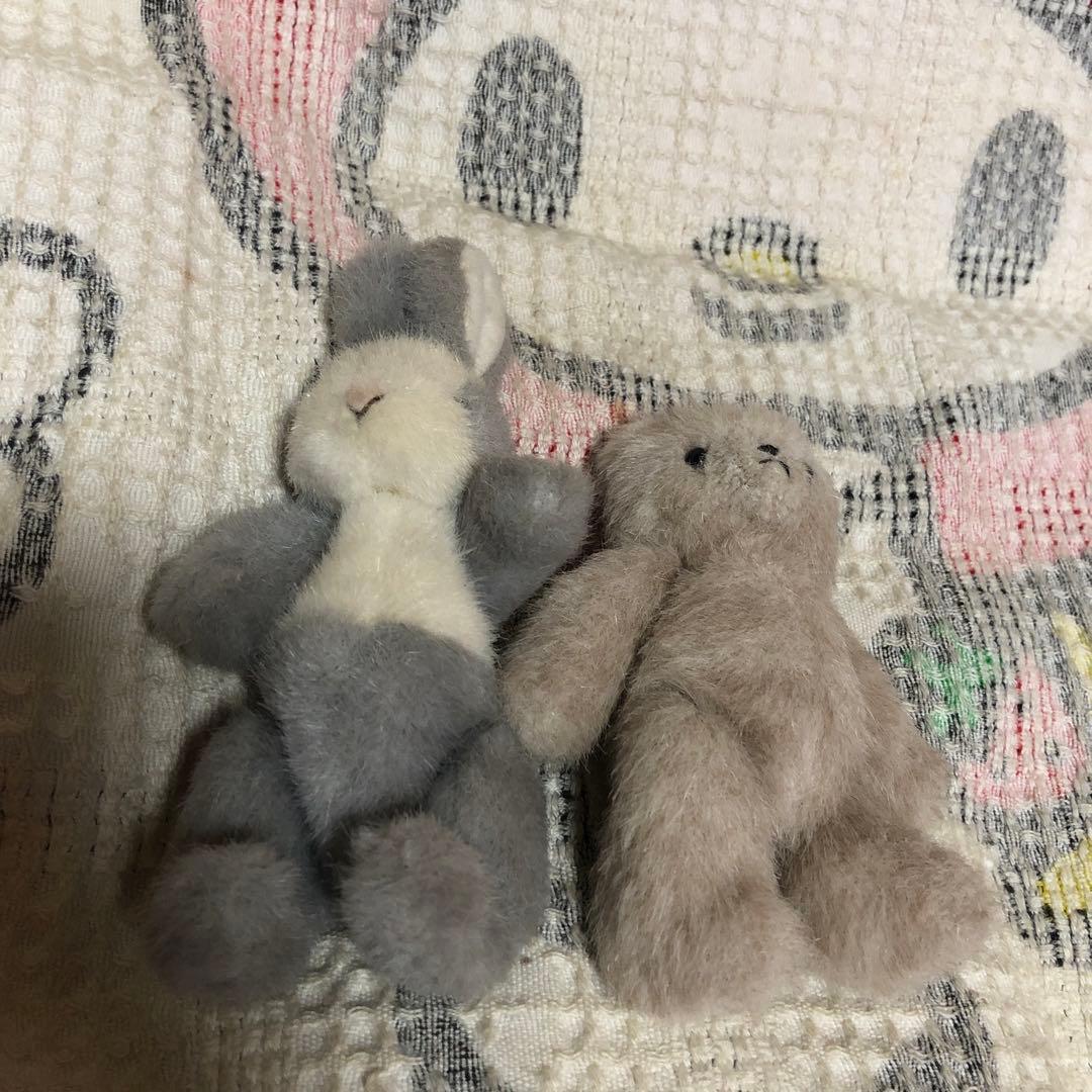 モンスイユ　ウサギ＆クマ　ポーズ変えられます　中古品