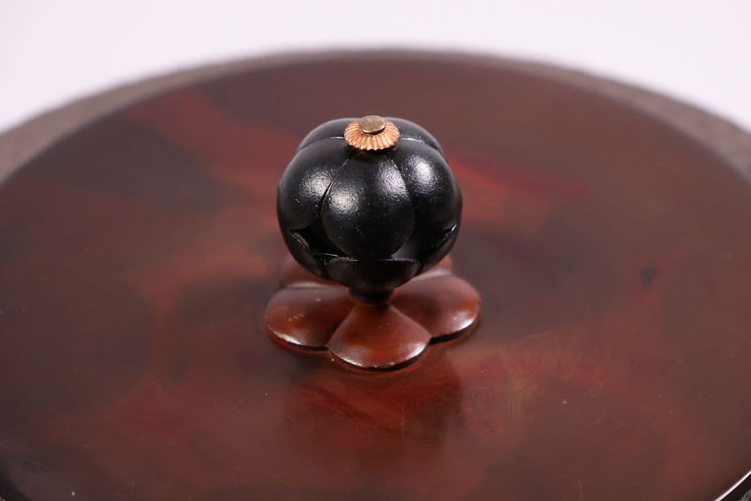 茶道具 門脇喜平 糸目紋 尻張釜 共箱 風炉釜 吊釜 鉄釜【MA528】