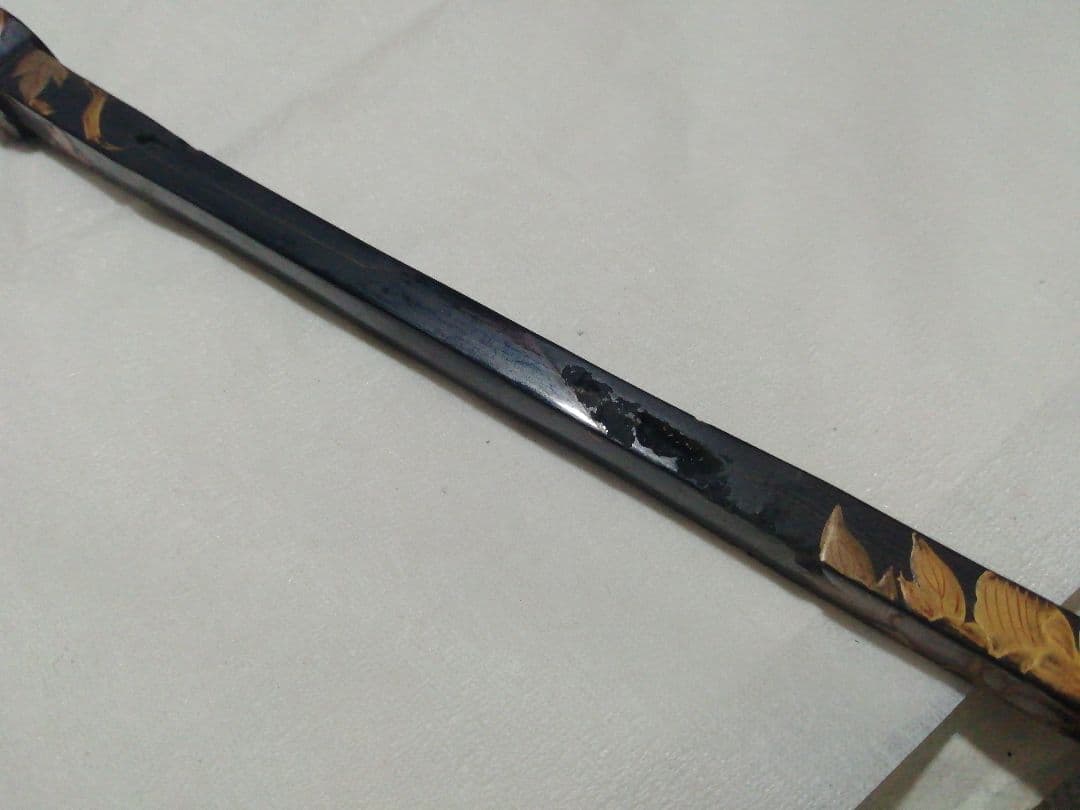 ♪蒔絵こうがい　かんざし　江戸　少々いたみが