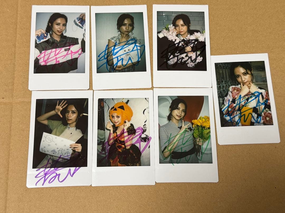 桃月なしこサイン入りチェキ 7枚セット