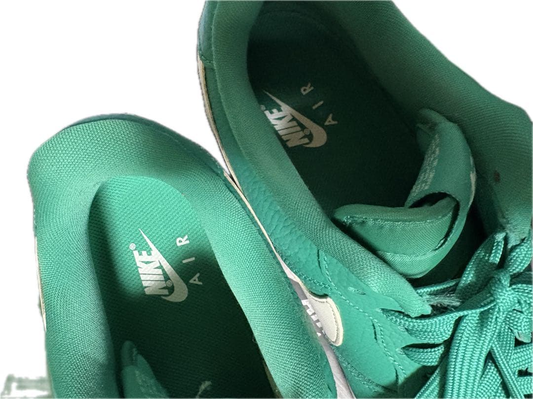 シューズ(男性用) NIKE AIRFORCE1 '07LV8 GREEN/WHITE US10.5