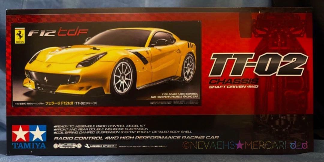 期間限定値下げ中★タミヤ◆フェラーリF12tdf TT-02 シャーシ 1/10