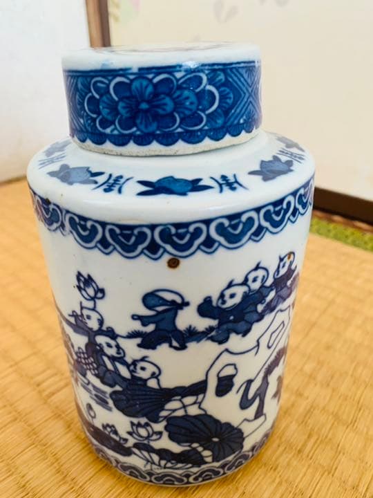 中国清時代染付(青花)茶器