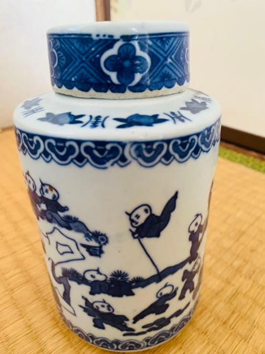 中国清時代染付(青花)茶器