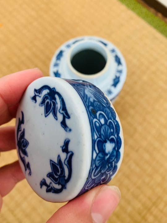 中国清時代染付(青花)茶器