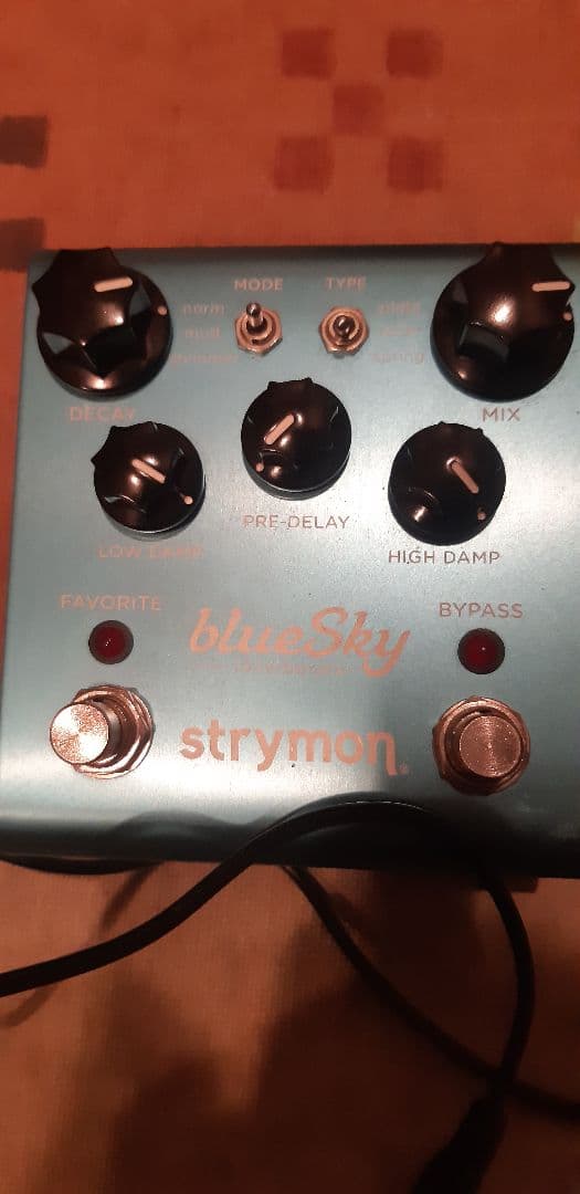 strymon blueSky リバーブエフェクター