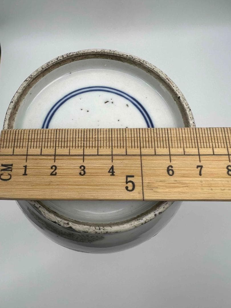 清時代 康熙五彩人物物語文瓶　西廂記棒槌瓶 花瓶(E-74)