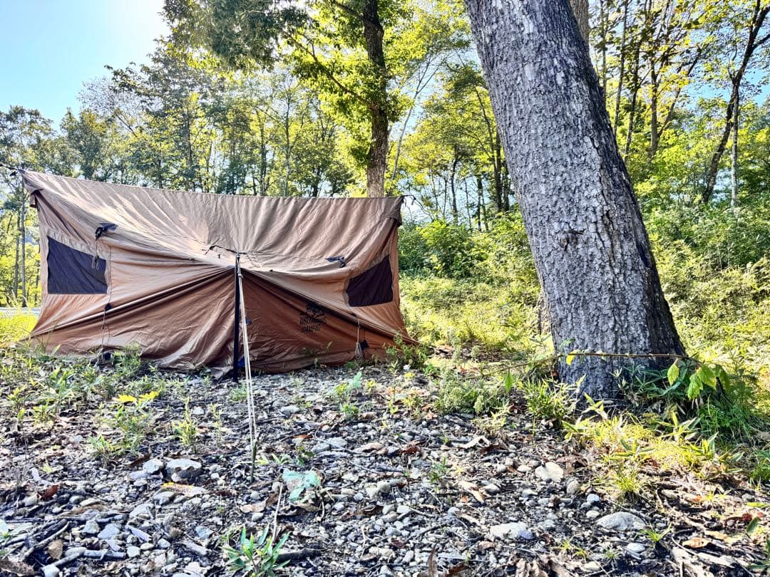 ワンティグリス　Cozshack　ハンモックテント　薪ストーブ