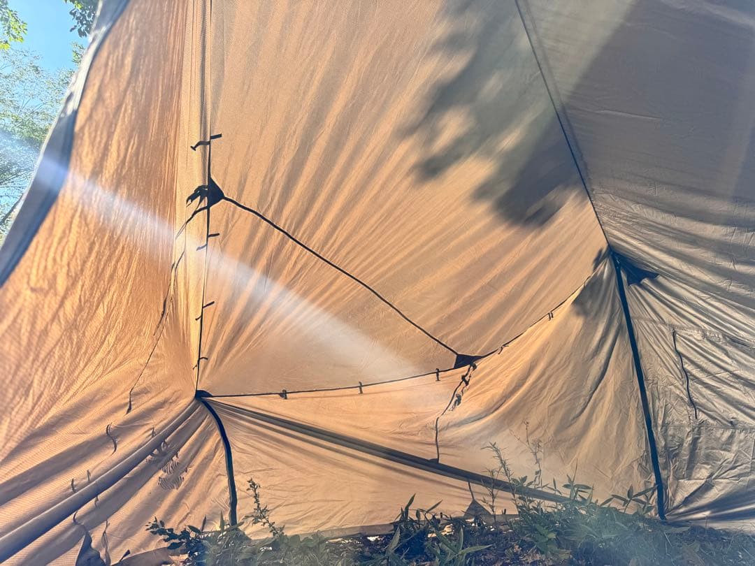 ワンティグリス　Cozshack　ハンモックテント　薪ストーブ