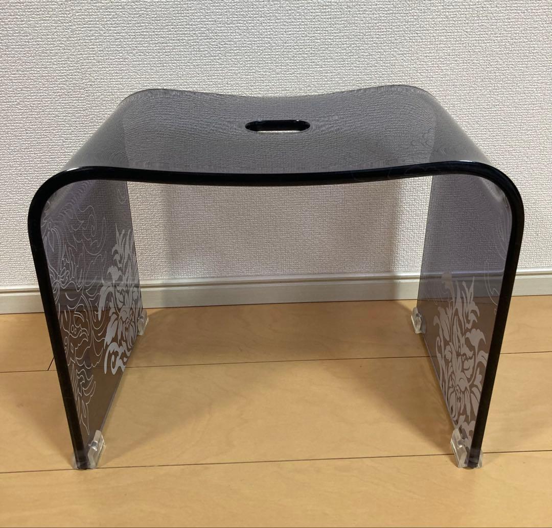 お得◎新品未使用　アクリル　高級 バスチェア　センコー　サミーラ　L グレー