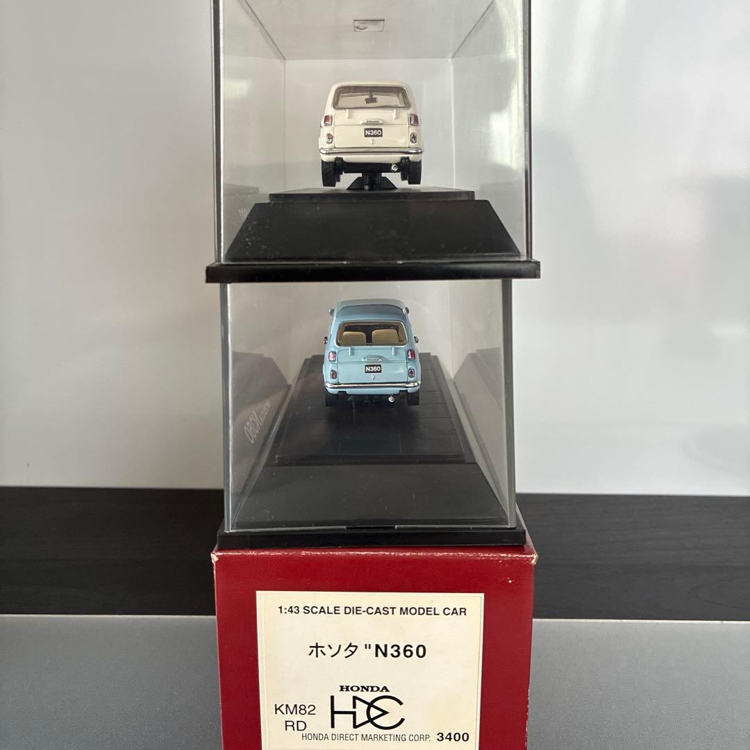 エブロ　EBBRO HONDA N360 ミニカー　赤 水色 白　3台セット