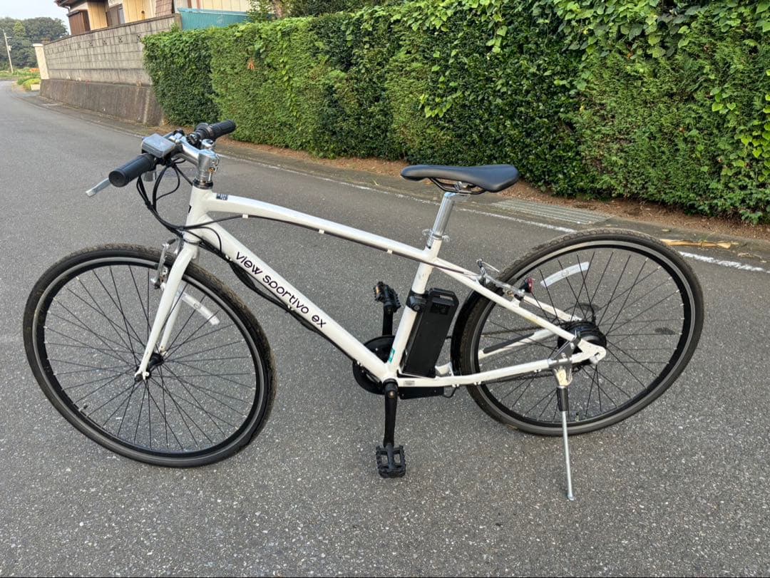 丸石サイクル　電動アシスト自転車 ビュースポルティーボex ホワイト