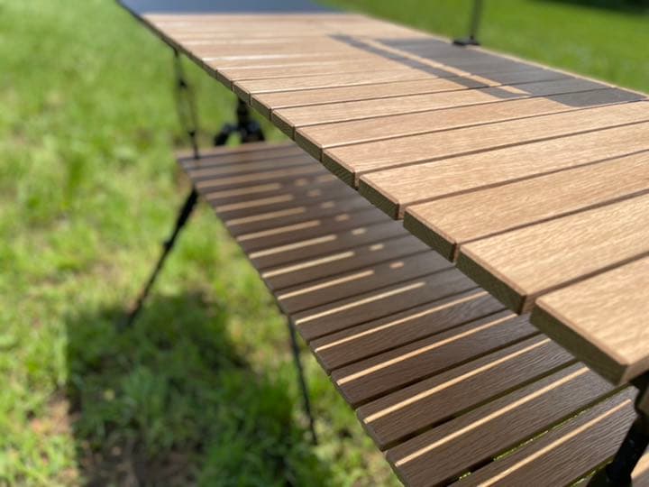 自作ミルポッドテーブル トライポッドテーブル キャンプBGO