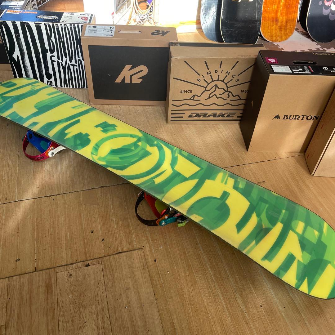 BURTON×RIDE　バートンスノーボードセット　ライド　バインディング付