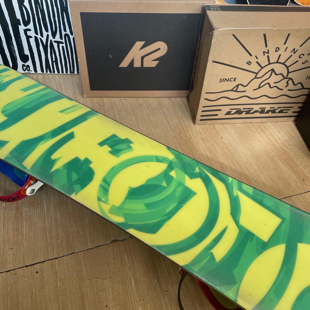 BURTON×RIDE　バートンスノーボードセット　ライド　バインディング付