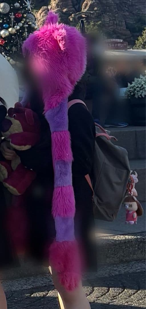 チェシャ猫　 マフラーファンキャップ