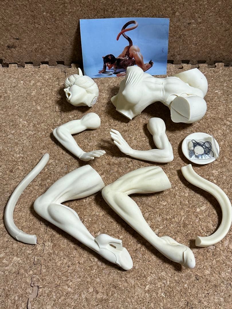 1/4 ガレージキット　キャット　ガール　未組立て品