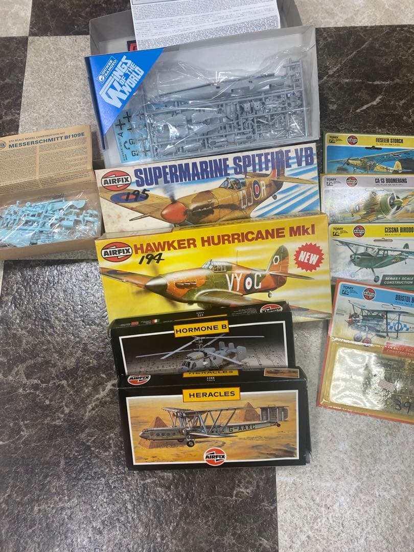 航空機モデルキットセット 1/72