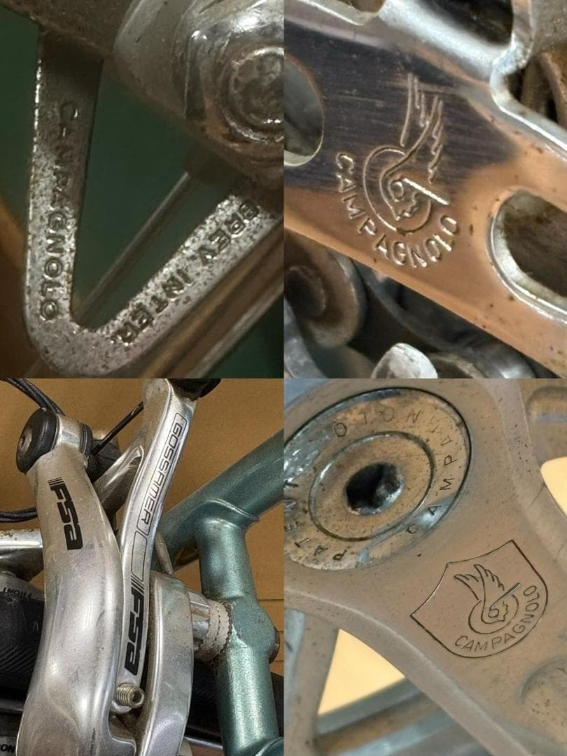 美品　ジオス　GIOS　部品ほとんどCAMPGNOLO　シートチューブ50CM