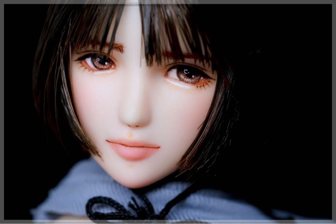 ♪♪ 1/6 　ドール カスタムドールヘッド　1738　栞瑠(しえる)　♪♪