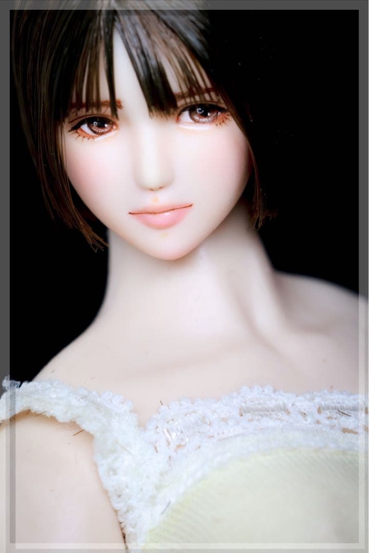 ♪♪ 1/6 　ドール カスタムドールヘッド　1738　栞瑠(しえる)　♪♪