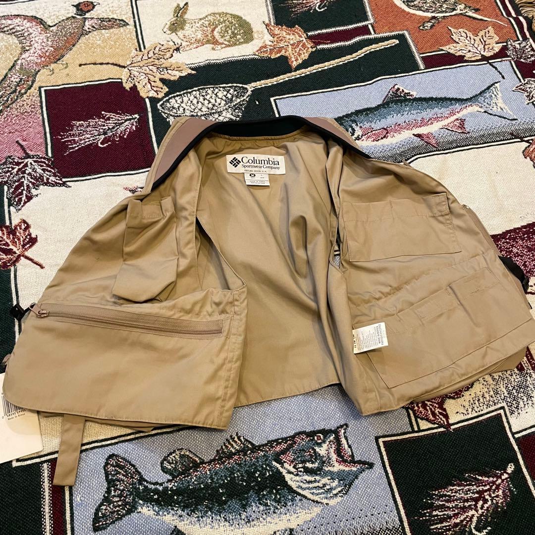 タグ付デッドストック 90's ColumbiaPFG フィッシングベスト極美品