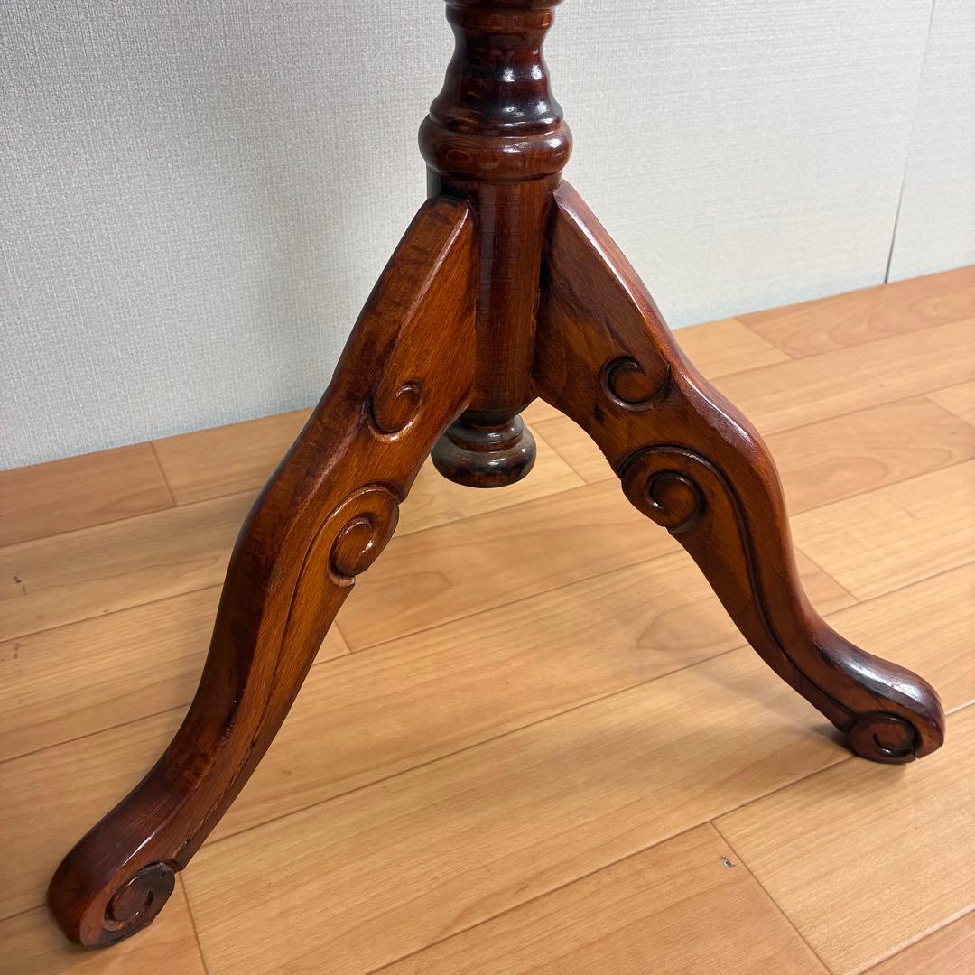 イタリア製 象嵌 猫脚 アンティーク コーヒーテーブル　サイドテーブル　no.2