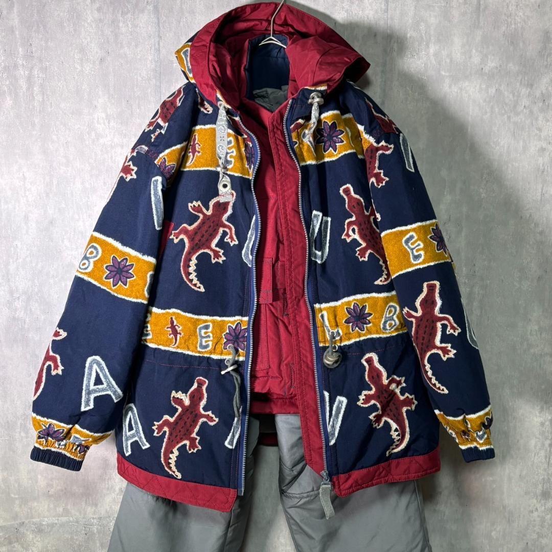 希少 elbe スキーウェア 3P セットアップ ベスト リバーシブル 中綿