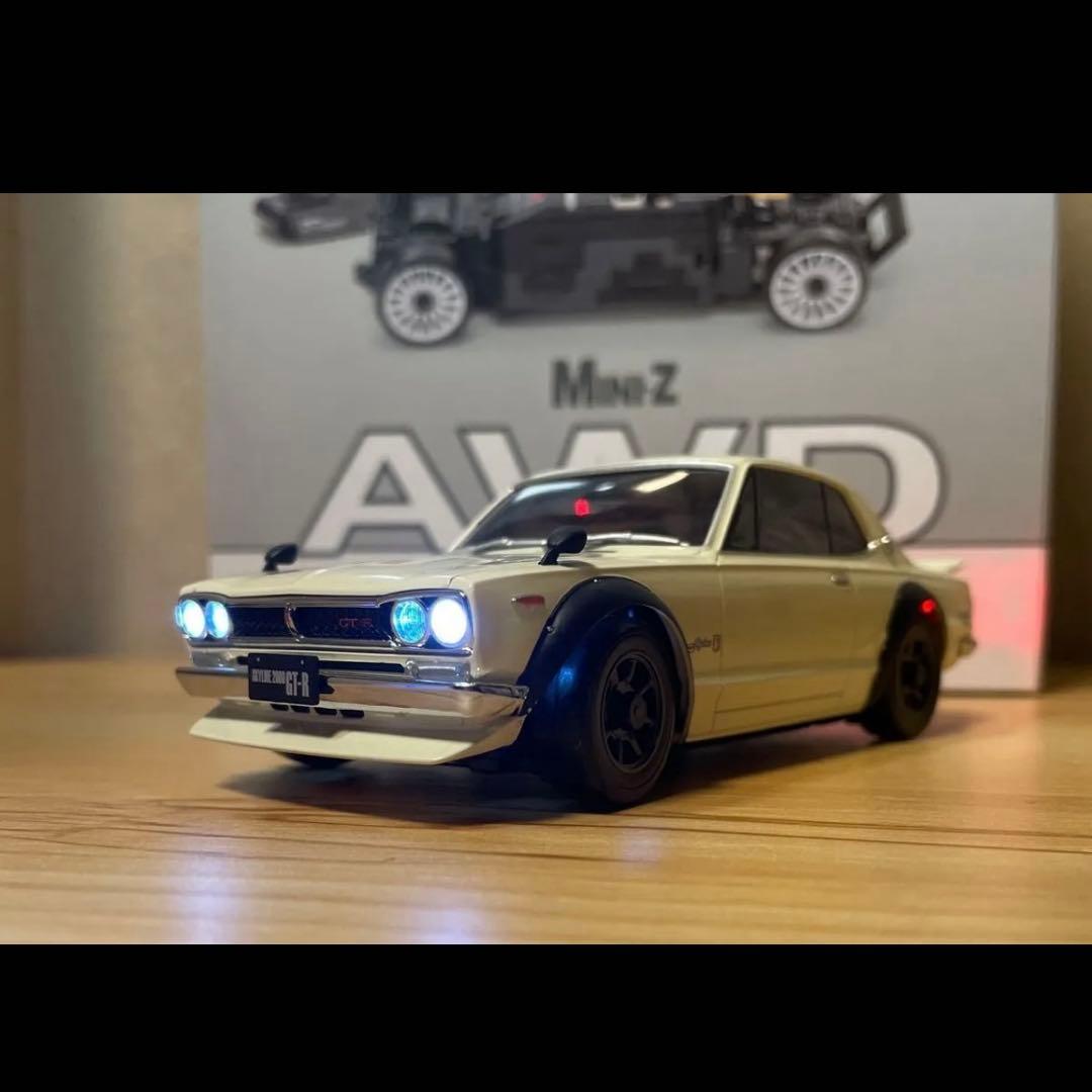 京商ミニッツAWD レディセット日産スカイライン2000GTライトユニット付き