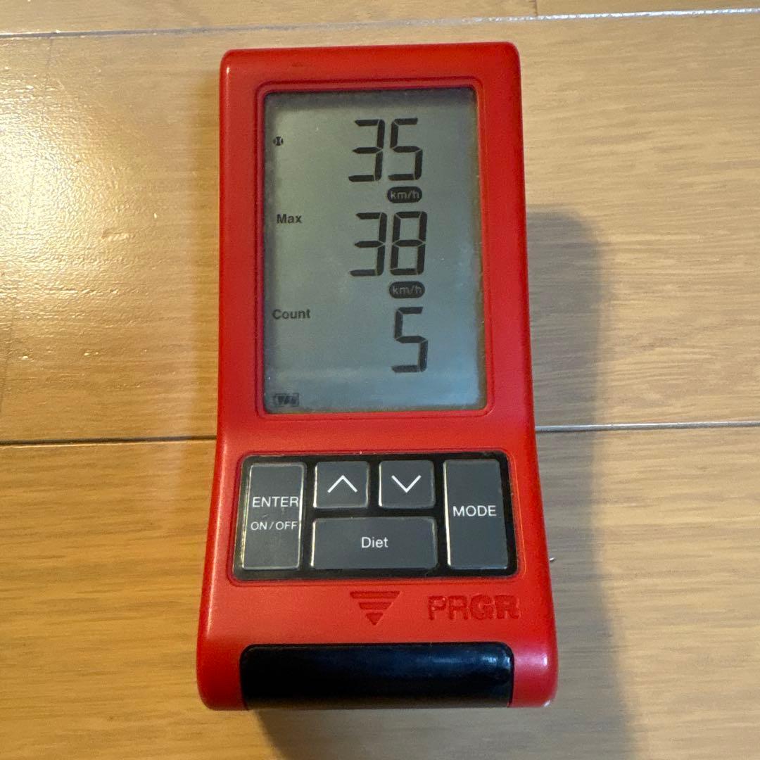【ゴルフ・野球の速度測定器】PRGR スピード測定器 レッド