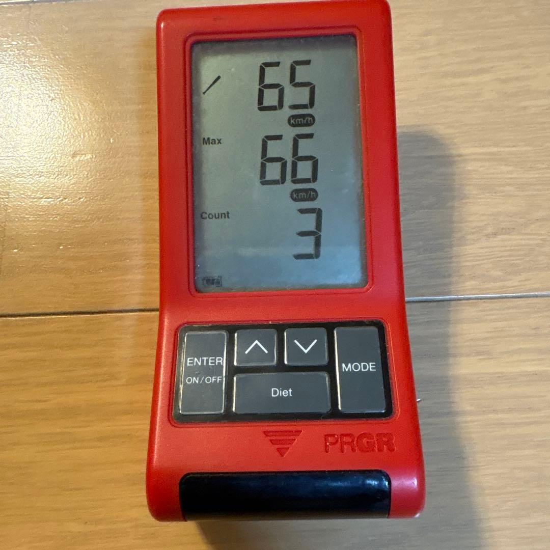 【ゴルフ・野球の速度測定器】PRGR スピード測定器 レッド