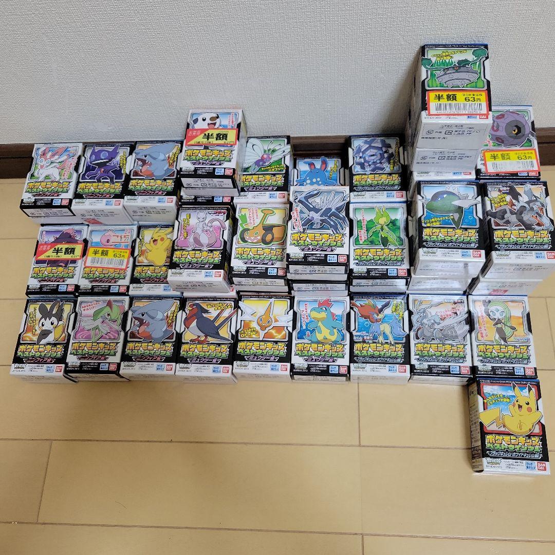 ポケモンキッズ 約337個 写真6枚分 フィギュア 未開封 未出し 大量 レア