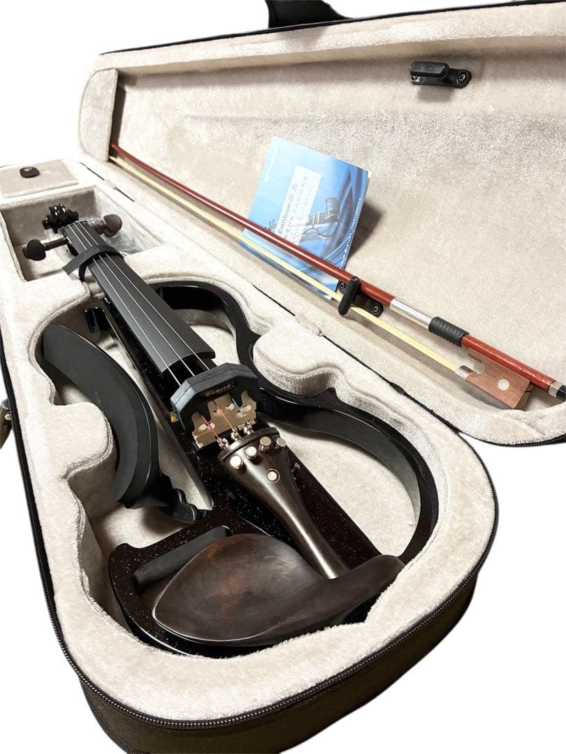 美品 ENNBOM サイレントバイオリン 4/4 ブラック