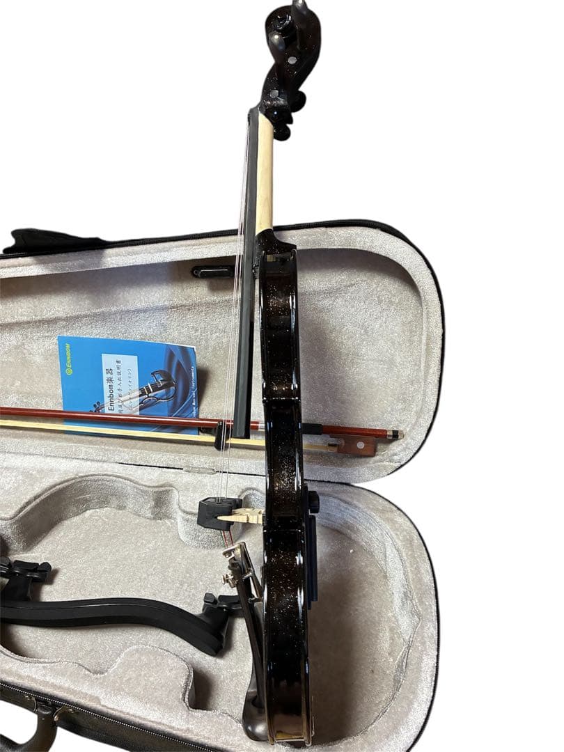 美品 ENNBOM サイレントバイオリン 4/4 ブラック