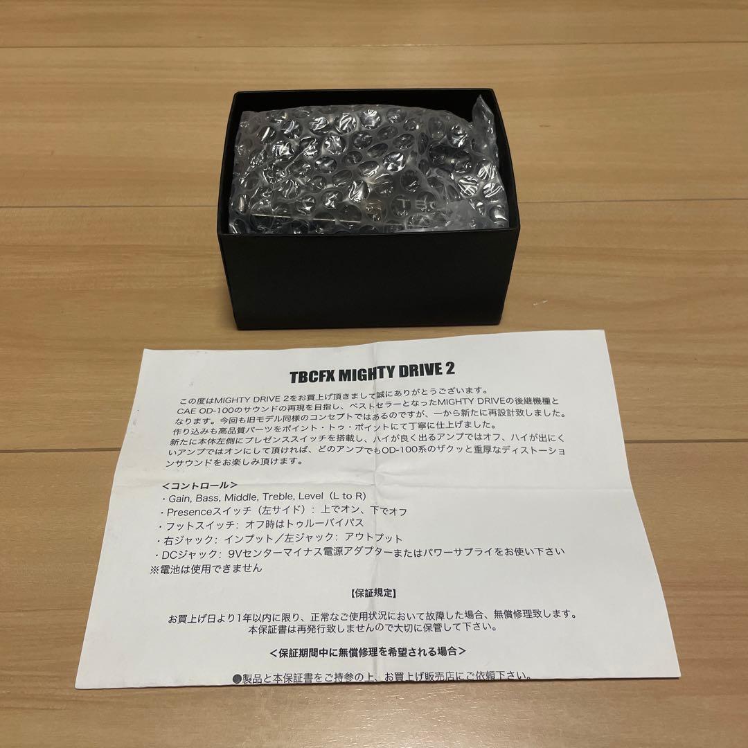 TBCFX MIGHTY DRIVE 2 オーバードライブ ギター エフェクター