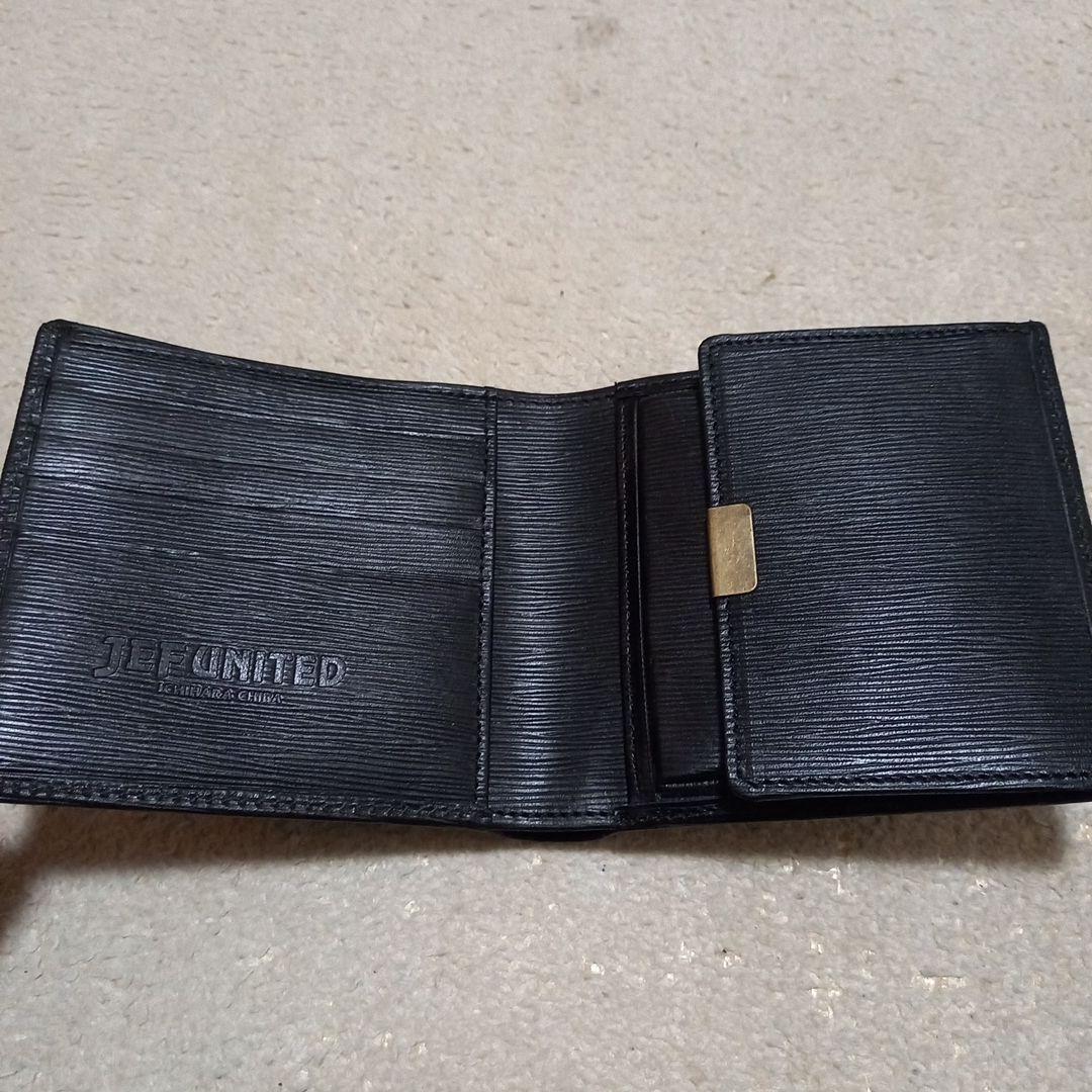 【八百屋さん検討用】ジェフ市原・千葉 本革製二つ折り財布 他、計3点セット